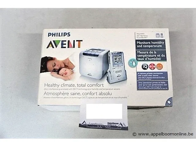 Nieuwe babyphone met vochtigheid en temperatuursensor philips/avent, type dect scd530 - afbeelding 1 van  2