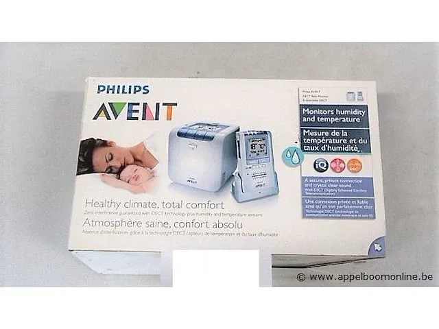 Nieuwe babyphone met vochtigheid en temperatuursensor philips/avent, type dect scd530 - afbeelding 1 van  2