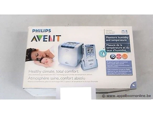 Nieuwe babyphone met vochtigheid en temperatuursensor philips/avent, type dect scd530 - afbeelding 1 van  2