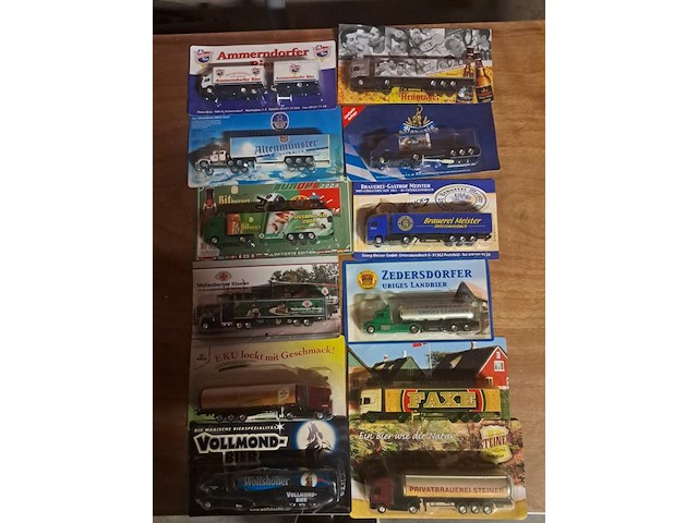 Nieuwe biervrachtwagens in verpakking 53 stuks - afbeelding 1 van  5