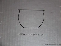 Nieuwe design schaal berghoff, type zeno, 20cm - afbeelding 2 van  2