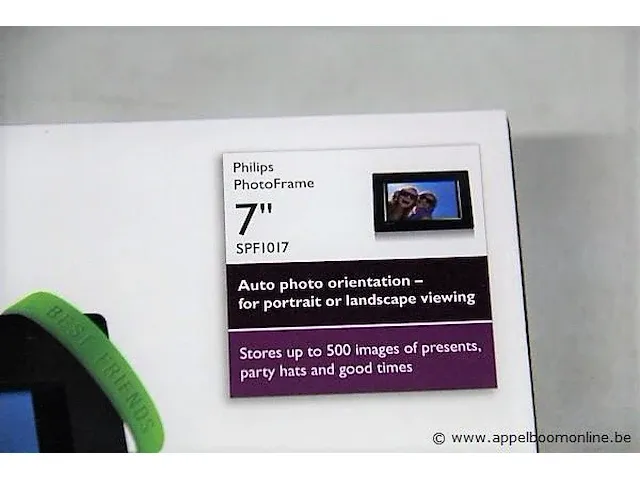 Nieuwe digitaal 7’’ fotoframe philips, type spf1017 - afbeelding 2 van  2