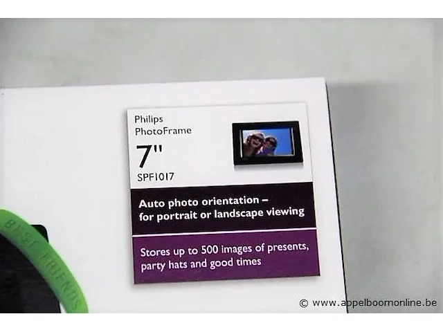 Nieuwe digitaal 7’’ fotoframe philips, type spf1017 - afbeelding 2 van  2
