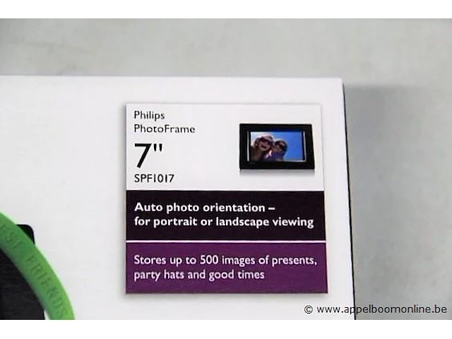 Nieuwe digitaal 7’’ fotoframe philips, type spf1017 - afbeelding 2 van  2