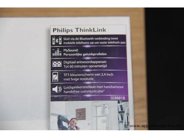 Nieuwe draadloze telefoon philips, type thinklink - afbeelding 2 van  2