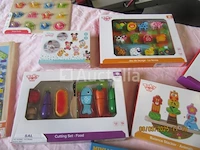 Nieuwe houten speelgoedset (11 stuks) - afbeelding 5 van  5