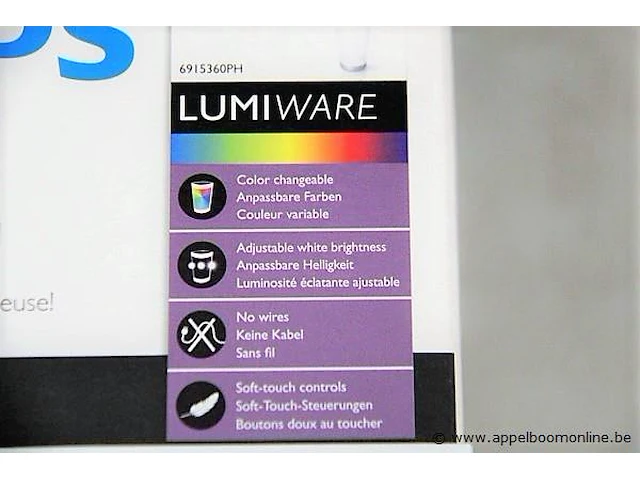 Nieuwe led vaas philips, type 6915360ph - afbeelding 2 van  3