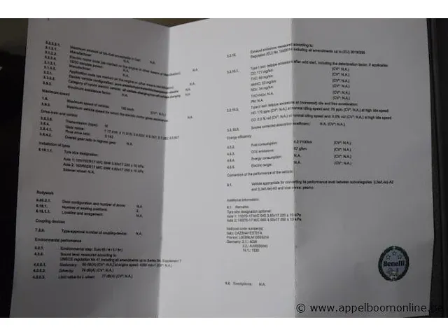 Nieuwe motor benelli 502c cruiser, chassisnr zbnp36024pbe93686, 2 cyl, 500cm³, met gelijkvormigheidsattest, 1sleutel - afbeelding 7 van  8