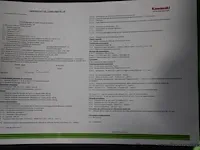 Nieuwe motor kawasaki er400f, chassisnr ml5er400ffdak1330, 2cyl, 399cm³, 33,4kw, met gelijkvormigheidsattest, 2 sleutels - afbeelding 5 van  6
