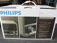 Nieuwe retro radio/dockingstation philips, type ord7100c - afbeelding 2 van  3