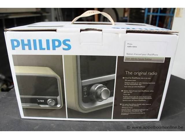 Nieuwe retro radio/dockingstation philips, type ord7100c - afbeelding 2 van  3