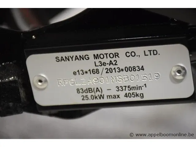 Nieuwe scooter sym maxsym 400, chassisnr rfglza901msb01519,25kw, zonder documenten, 2 sleutels - afbeelding 6 van  9