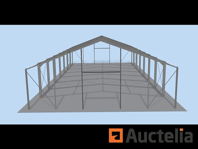 Nieuwe staalconstructie 18m x 40m - afbeelding 3 van  7