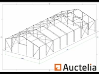 Nieuwe staalconstructie 18m x 40m - afbeelding 4 van  7