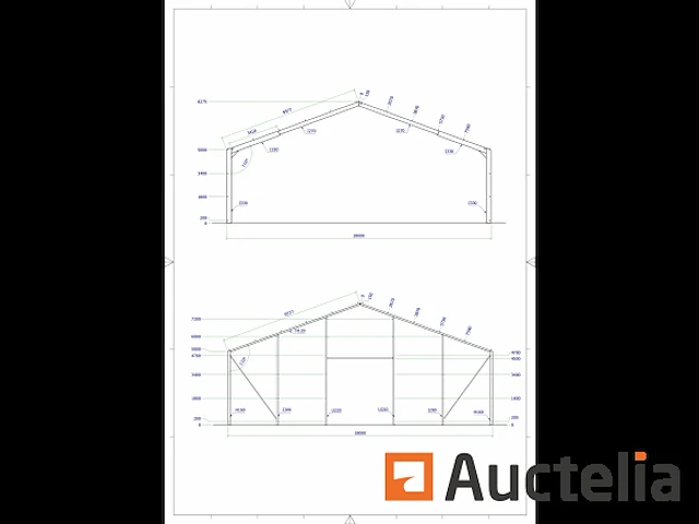 Nieuwe staalconstructie 18m x 40m - afbeelding 5 van  7