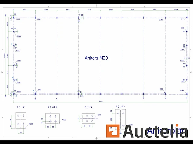 Nieuwe staalconstructie 18m x 40m - afbeelding 6 van  7
