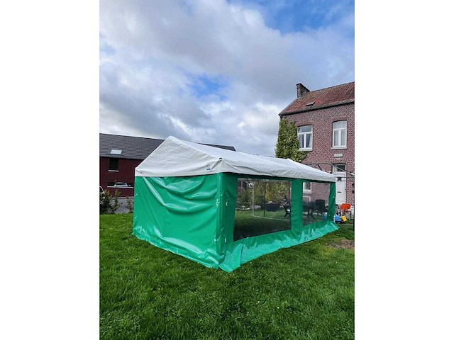 Nieuwe stalen tent 4x6m - afbeelding 1 van  5