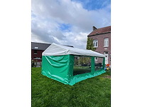 Nieuwe stalen tent 4x6m - afbeelding 1 van  5