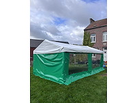 Nieuwe stalen tent 4x6m - afbeelding 2 van  5