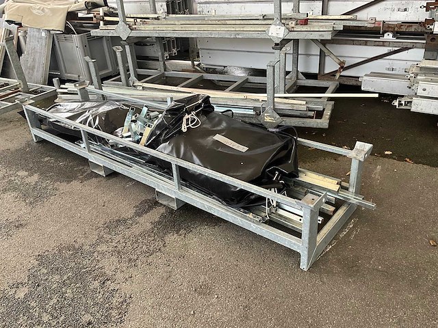 Nieuwe stalen tent 4x6m - afbeelding 3 van  5