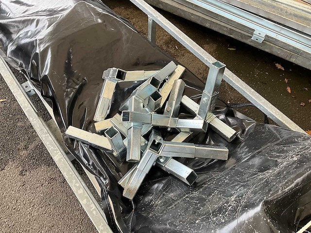 Nieuwe stalen tent 4x6m - afbeelding 4 van  5