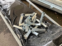 Nieuwe stalen tent 4x6m - afbeelding 4 van  5