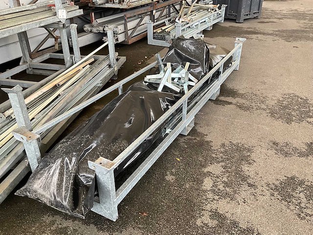 Nieuwe stalen tent 4x6m - afbeelding 5 van  5