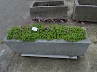 Nieuwe trog graniet grijs 140x40x40 - afbeelding 4 van  5