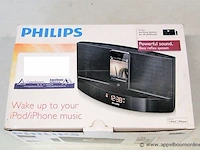 Nieuwe wekkerradio met ipod/iphone docking philips, type aj7041d - afbeelding 1 van  2