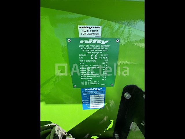 Niftylift hr17 ne mk3 - afbeelding 4 van  16
