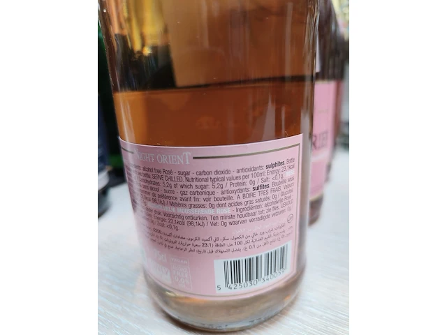 Night orient sparkling rosé 0,0% - afbeelding 4 van  4