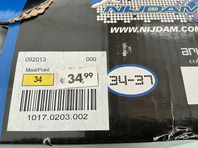 Nijdam. 2187. ice hockey skate.maat 34. - afbeelding 2 van  2