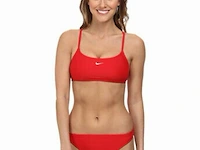 Nike swimming - dames bikiniset licht karmozijnrood size 8