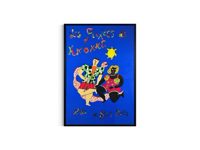 Niki de saint phalle - gesigneerde editie 'knokke' - afbeelding 1 van  1