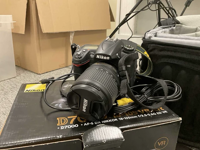 Nikon d7000 18-105 vr kit fotocamera - afbeelding 2 van  5