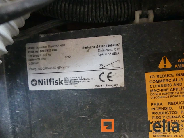Nilfisk ba410 vloerreiniger - afbeelding 4 van  9