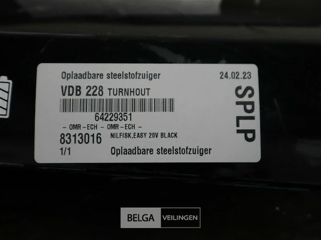 Nilfisk easy 20v black steelstofzuiger - afbeelding 2 van  2