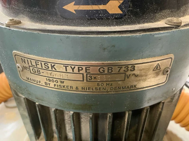 Nilfisk gb-733 industriële stofzuiger - afbeelding 6 van  6