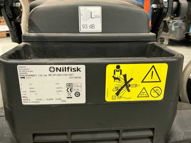 Nilfisk mc 6p hogedrukreiniger - afbeelding 11 van  11
