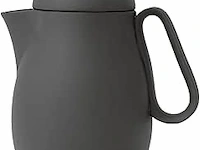 Nina, porseleinen theepot 1l matzwart - afbeelding 1 van  1
