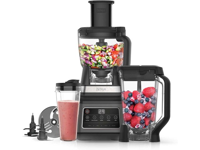 Ninja 3-in-1 keukenmachine en blender met 5 programma's - afbeelding 3 van  8