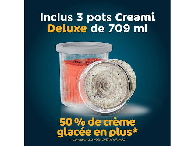 Ninja creami deluxe ijsmachine bevroren dessertmachine 3 trays - afbeelding 5 van  8