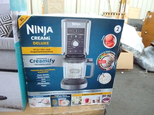 Ninja creami deluxe ijsmachine bevroren dessertmachine 3 trays - afbeelding 8 van  8