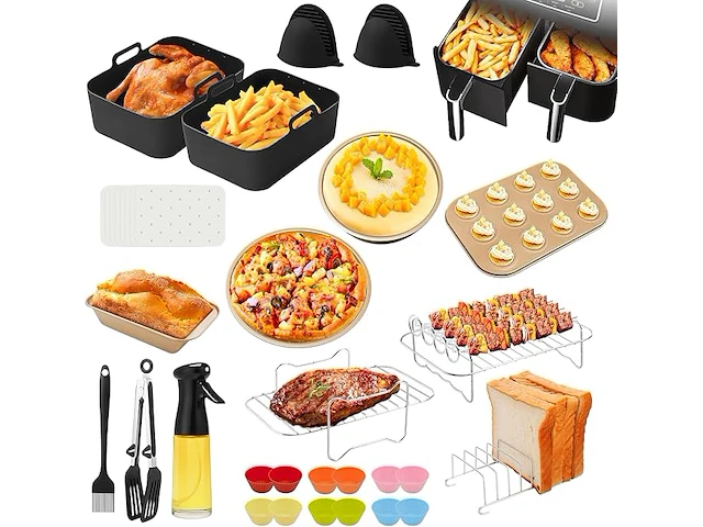 Ninja heteluchtfriteuse accessoires (27-delig) - afbeelding 1 van  2