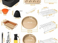 Ninja heteluchtfriteuse accessoires (27-delig) - afbeelding 2 van  2