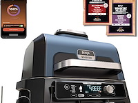 Ninja woodfire pro connect xl elektrische bbq grill & roker - afbeelding 1 van  10