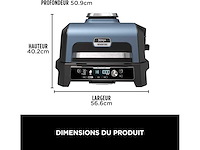 Ninja woodfire pro connect xl elektrische bbq grill & roker - afbeelding 5 van  10