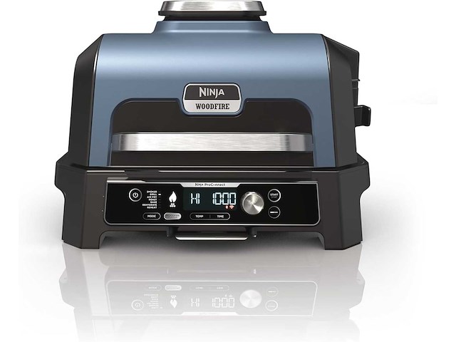 Ninja woodfire pro connect xl elektrische bbq grill & roker - afbeelding 7 van  10