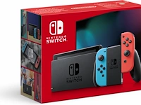 Nintendo switch console - blauw/rood - afbeelding 1 van  9