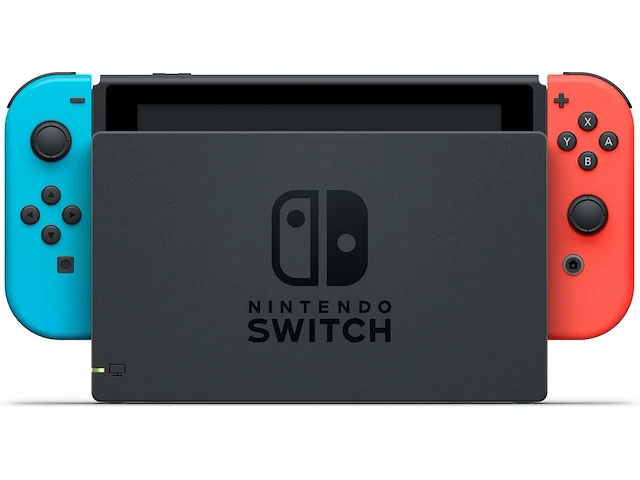 Nintendo switch console - blauw/rood - afbeelding 3 van  9
